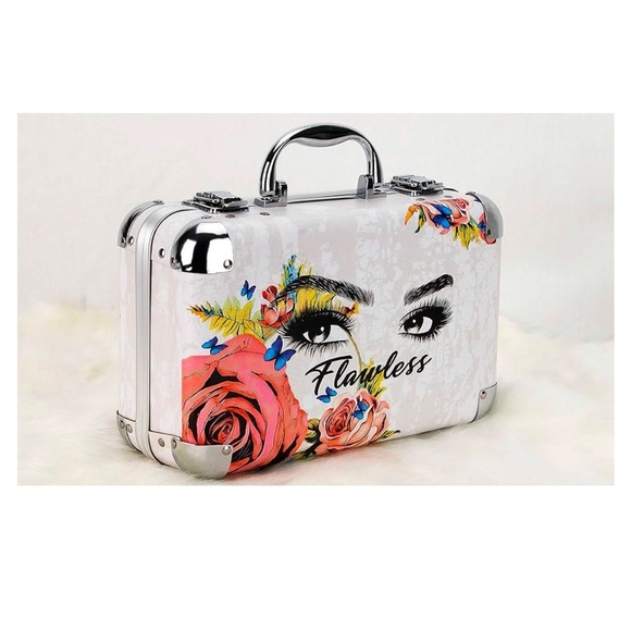 Ver Beauty 6pcs Makeup Gift Set With Extendable Trays and Mirror,Flawless, White - Picture 4 of 5